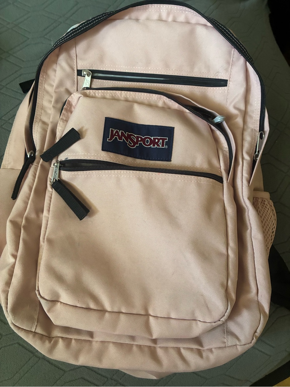 JanSport Light Pink Backpack - Classic Durable Carry